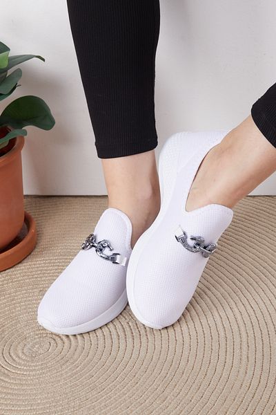 TOFİSA Γυναικεία αθλητικά παπούτσια White Buckle - 25378