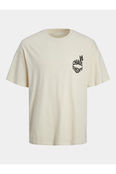 Jack & Jones jack jones Men's T-Shirt 12256926 Ecru