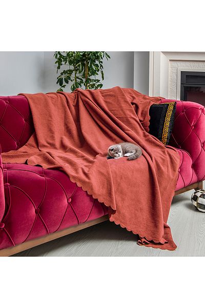 Latuda Concept Non-Slip Seat Cover Reversible Microfiber Chenille 175X300 cm Tile – Cat Dog and Child Friendly