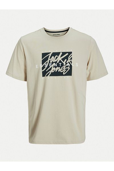Jack & Jones Tricou bărbătesc Jack Jones 12268439 bej