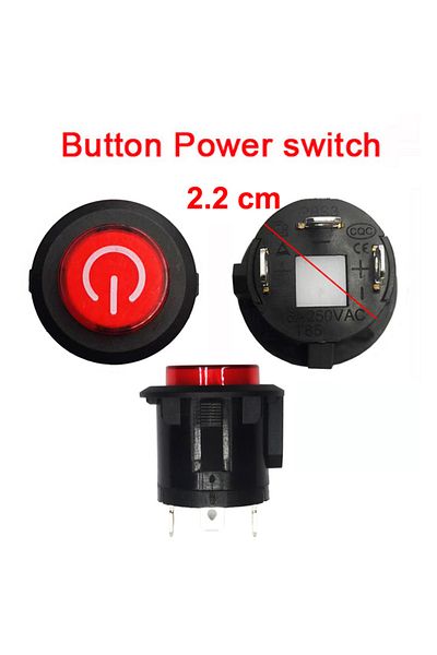 Choice Button Power switch Electric cars for kids electrical car switch toy car electric motorcycle switch