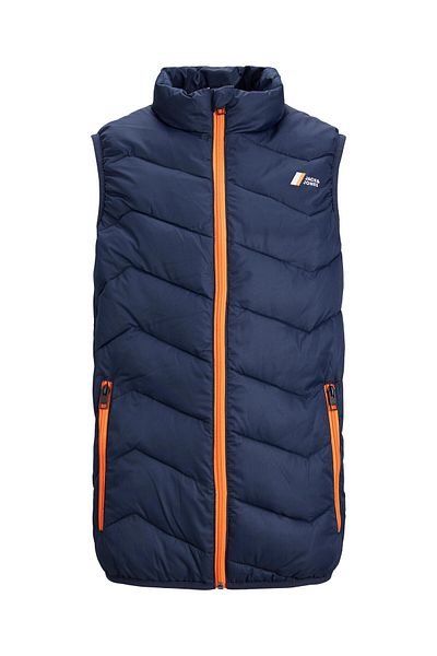 Jack & Jones Vestă Jack Jones Junior pentru băieți 12236881 Albastru marin