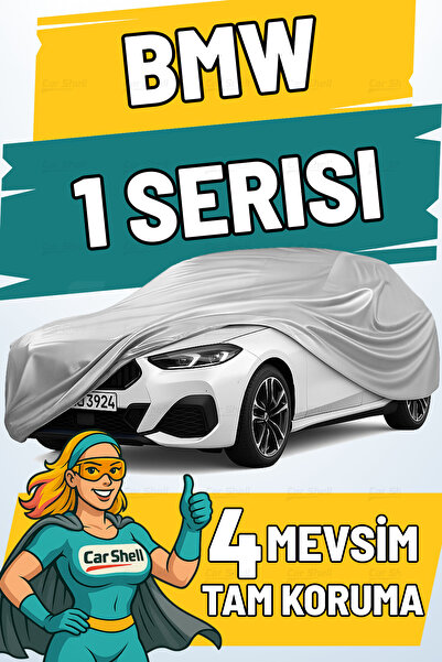 Car Shell Bmw 1 Serisi Uyumlu Araba Brandası Su ve Güneş Geçirmez Çizilmez Mi...