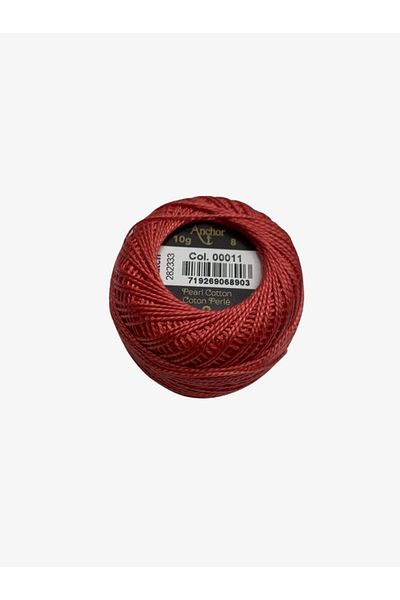 Yiğit Kumaş Embroidery Thread (Etamine Thread) Anchor No:8 Coral Color 11