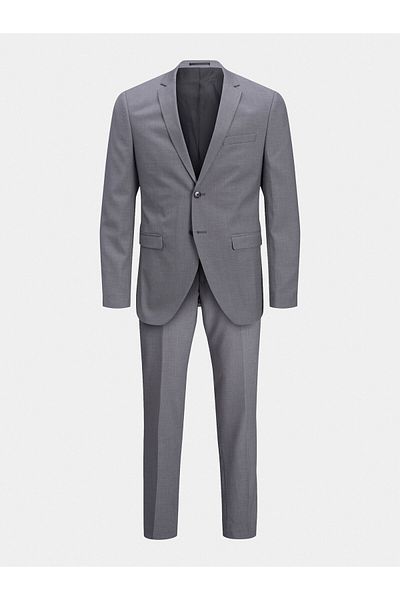Jack & Jones jack jones Mens Suit 12181339 Gray