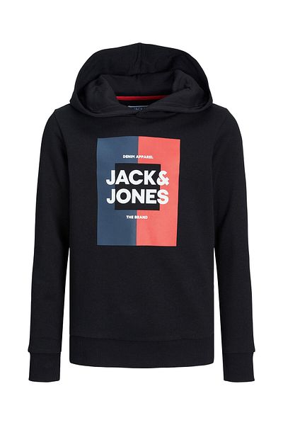 Jack & Jones Hanorac Jack Jones Junior pentru băieți 12237105 Negru