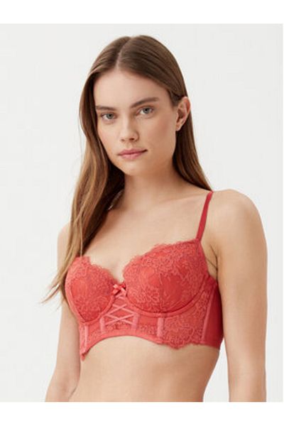 Hunkemöller hunkemoller Women's Push-up Bra 206386 Red