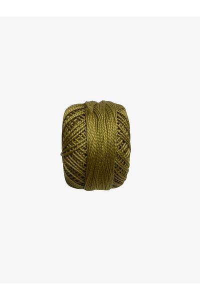 Yiğit Kumaş Embroidery Thread (Etamine Thread) Anchor No:8 Khaki Green Color 888
