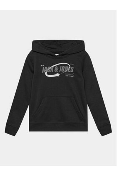 Jack & Jones Hanorac Jack Jones Junior pentru băieți 12247700 Negru