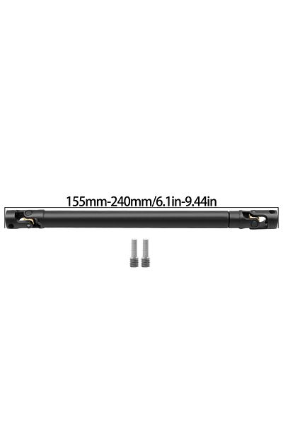Choice black-L155MM Metal Internal Spline Drive Shaft Universal Joint Driveshaft for 1/10 RC Car Crawler Ax