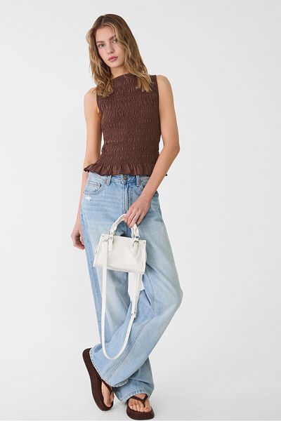 Stradivarius Crossbody bag with braided strap