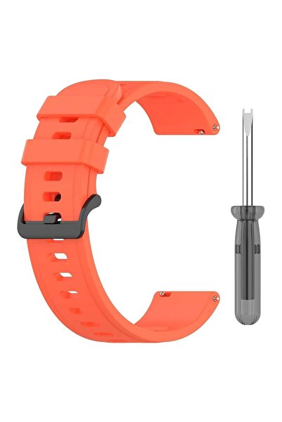 Dmay Amazfit Neo Uyumlu Yumuşak Silikon Tokalı Kordon 20MM