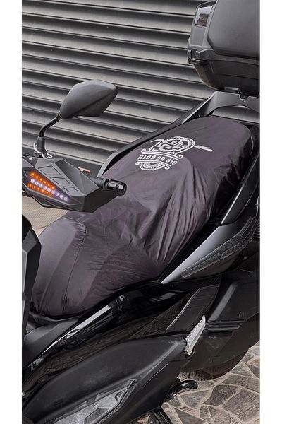 Motobros Rks Azure 50Cc Compatible Saddle Cover Dry Head Patterned Parachute Fabric