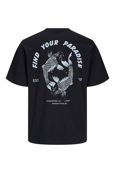 Jack & Jones jack jones Mens T-Shirt 12269384 Black