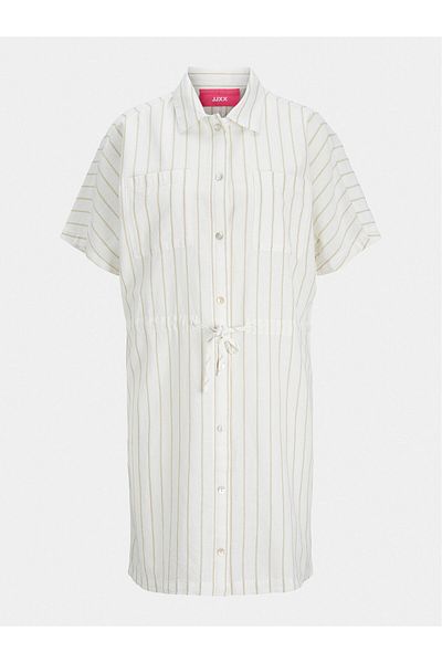 JJXX Rochie tip cămașă pentru femei 12249747 Alb