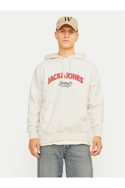 Jack & Jones jack jones Mens Sweatshirt 12262919 Ecru