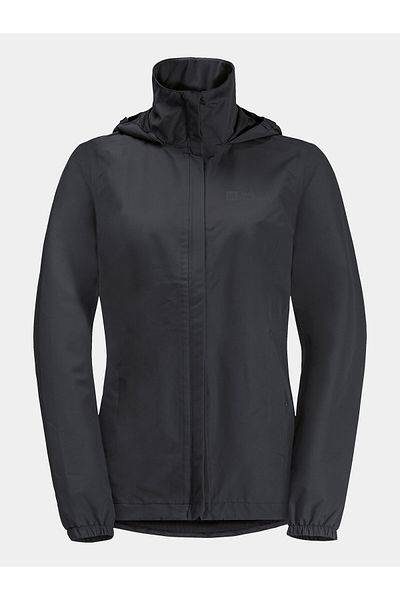 Jack Wolfskin Pelerina de ploaie pentru femei 1111202 Neagră
