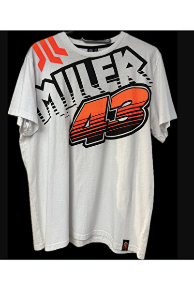 Yamaha JACK MILLER 43 BEYAZ-NEON MOTORCU MOTOSİKLET TSHIRT