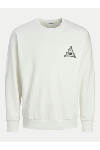 Jack & Jones jack jones Mens Sweatshirt 12257735 White