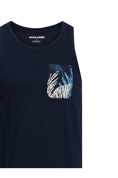 Jack & Jones jack jones Mens Tank top 12269321 Navy blue