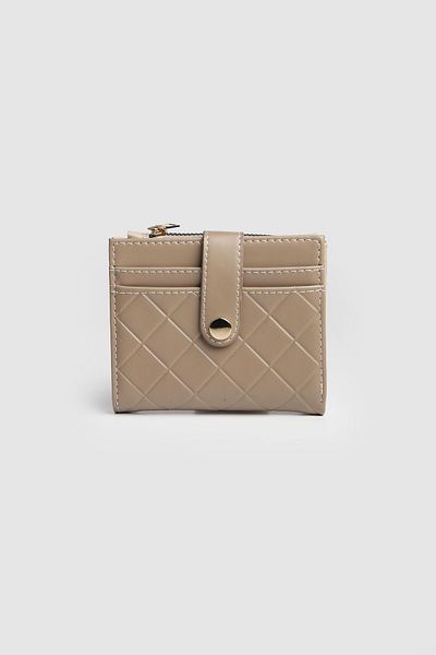 La La'Graccio Paris La'Graccio Paris Women's Kace Quilted Patterned Handy Wallet Mink