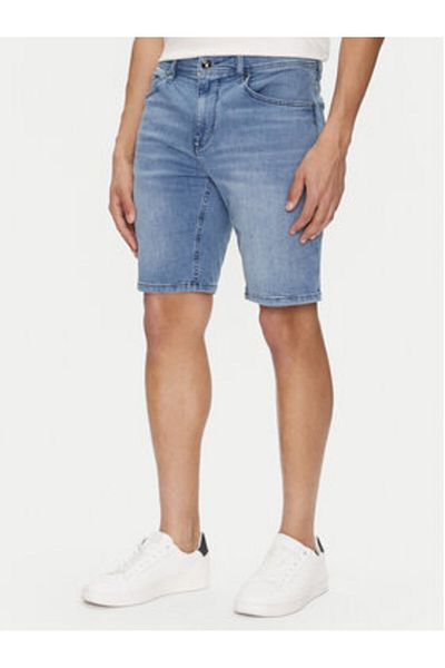Joop Pantaloni scurți din denim pentru bărbați 10018247 30043024 Albastru