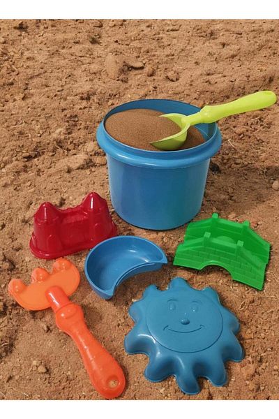 HSM Kids Beach Sand Toys with Bucket and Castle Building Tools