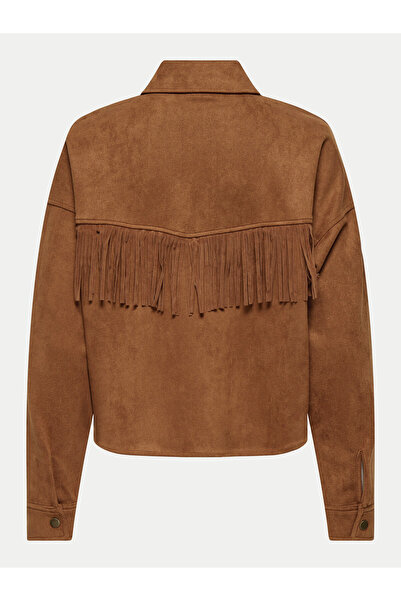 JDY jdy Women's Faux Leather Jacket 15347602 Brown