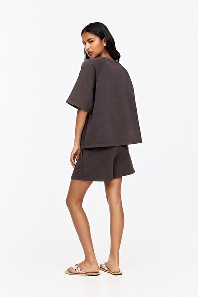 Pull & Bear Nervürlü spor şort