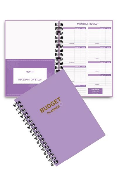 OBRO Agenda planificator pentru buget, nedatata, tip jurnal bullet financiar anual