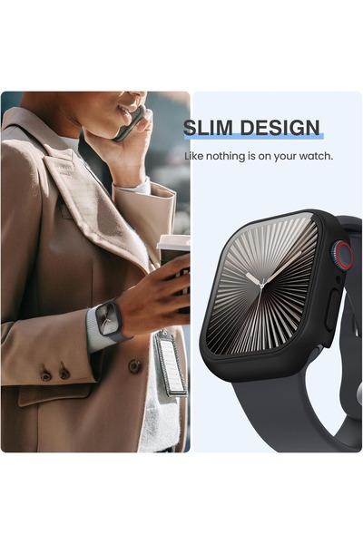 PSGT Watch 2 3 4 5 6 Se 40mm Uyumlu Kılıf Kasa Ve Ekran Koruyucu 360 Tam Koruma Kapak