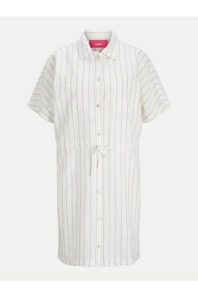 JJXX Rochie tip cămașă pentru femei 12249747 Alb