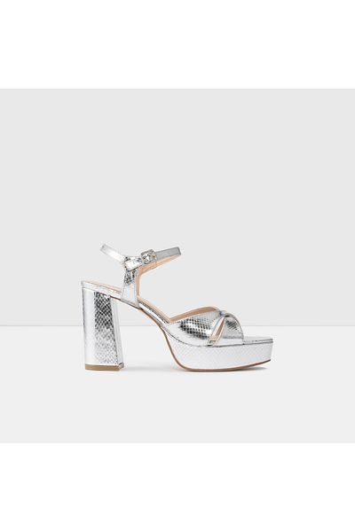 Aldo Lulea-Tr - Silver Women's Evening Dress Heeled Sandals