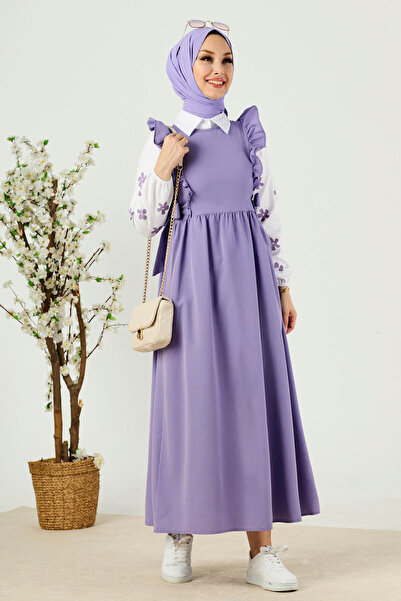 TOFİSA Koszula+Sukienka Liliowa - 10510