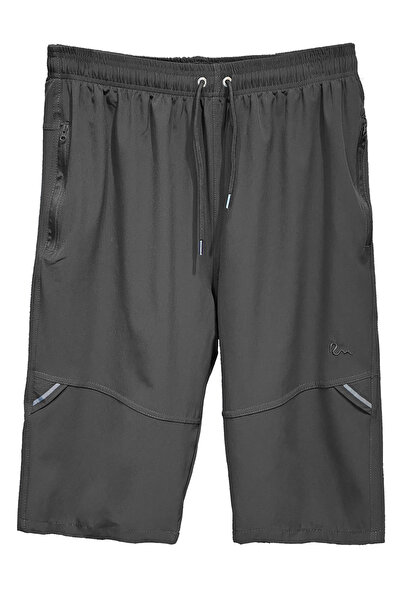 Remsa Mayo Reverse Zipper Men's Shorts Swim Trunks Rks-08 Black