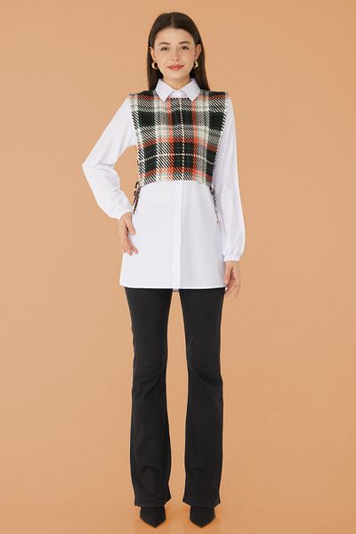 TOFİSA Shirt Sweater Double Suit Tile - 13347
