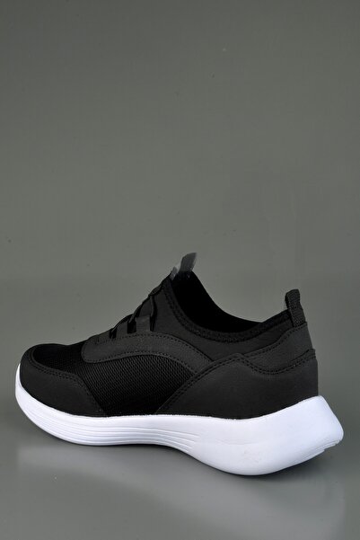 KONFOR Unisex Kaliteli Taban Ortopedik Bağcık Görünümlü Streç Spor Ayakkabı