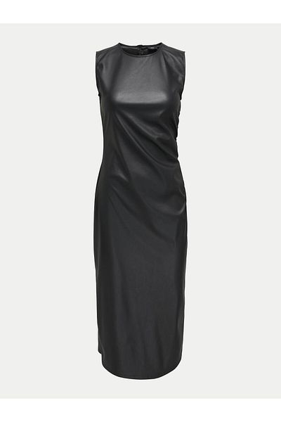 JDY Rochie din piele ecologică pentru femei 15336927 Negru