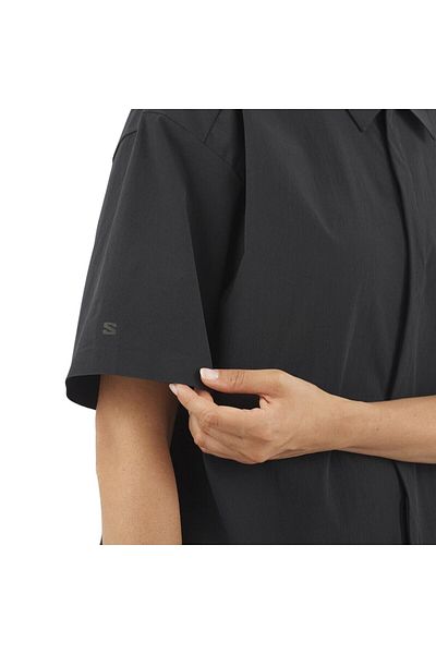 Salomon Xplratıon Ss Shirt W Women's Shirt Deep Black Lc2443200