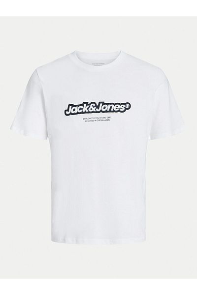Jack & Jones jack jones Mens T-Shirt 12265740 White