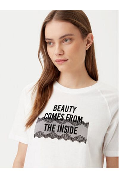 JDY Tricou damă 15342612 alb