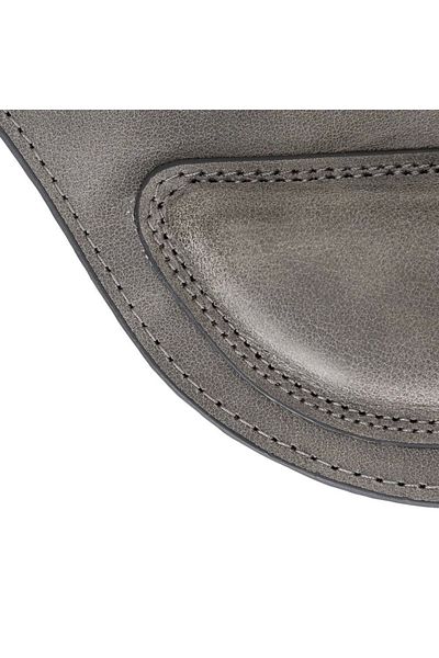 LiderGlobal Leather Mouse Pad with Wristband Vs4Ef Grey