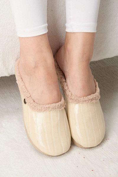 TOFİSA Women's Cream House Slippers - 23490