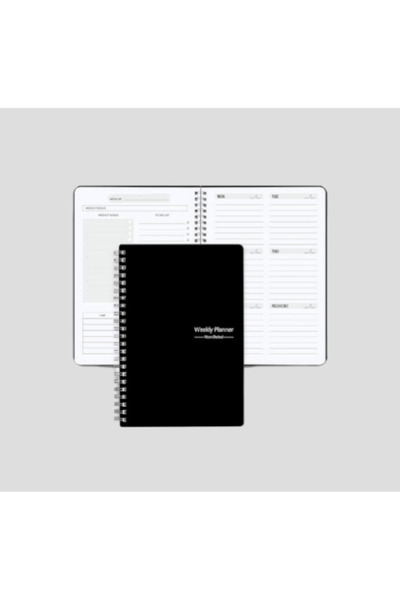 OBRO Agenda planificator cu spirala, pentru organizare, cu habit tracker si t...