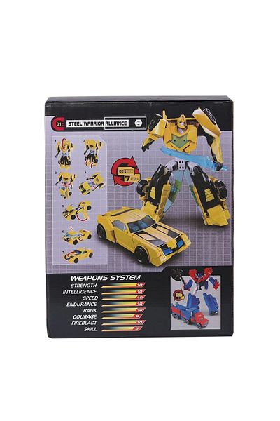storeks Lj1651 Metal Body Transformable Robot