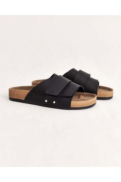 Chirpy Women's Summer Wide Single Strap Casual Slippers