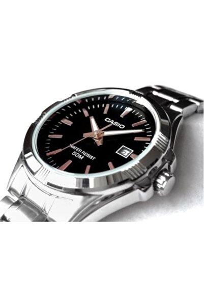 Casio Mtp-1308D-1A2Vdf Classic Design with Calendar Display 5 Atm Water Resistant Metallic Color Men's Sleeve