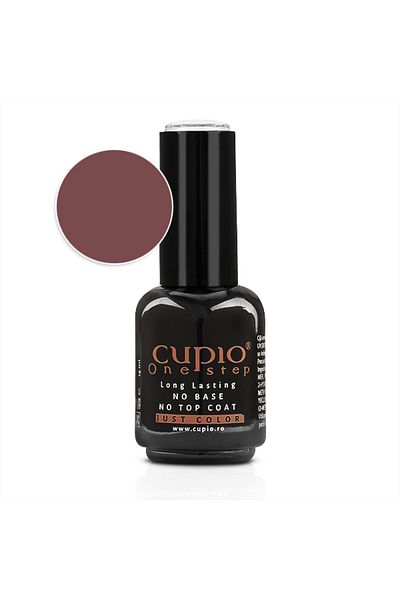 Cupio Gel Lacquer 3 in 1 Cupio One Step Dark Brown 15ml - R235