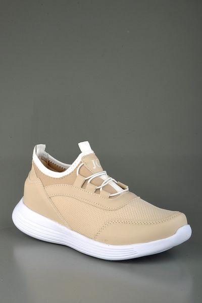 KONFOR Unisex Ποιότητα Σόλα Ορθοπεδικά Δαντέλα Εμφάνιση Stretch Cream Αθλητικά Παπούτσια JAZZ