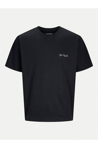 Jack & Jones Tricou bărbătesc Jack Jones 12273015 Negru